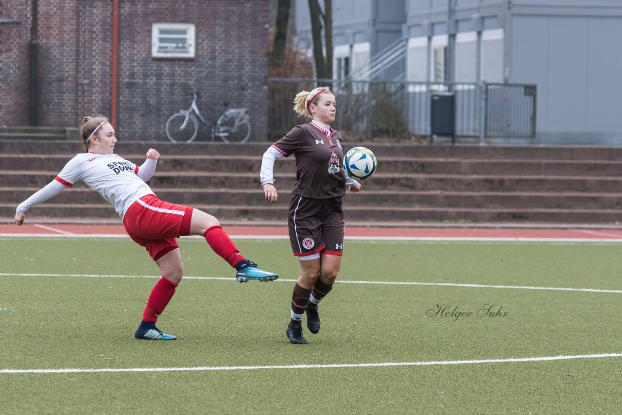 Bild 323 - B-Juniorinnen Walddoerfer - St.Pauli : Ergebnis: 4:1